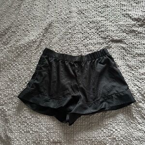 Victoria's Secret Black Pajama Shorts Relaxed Fit